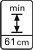 minimale Aufbauh&ouml;he 61 cm