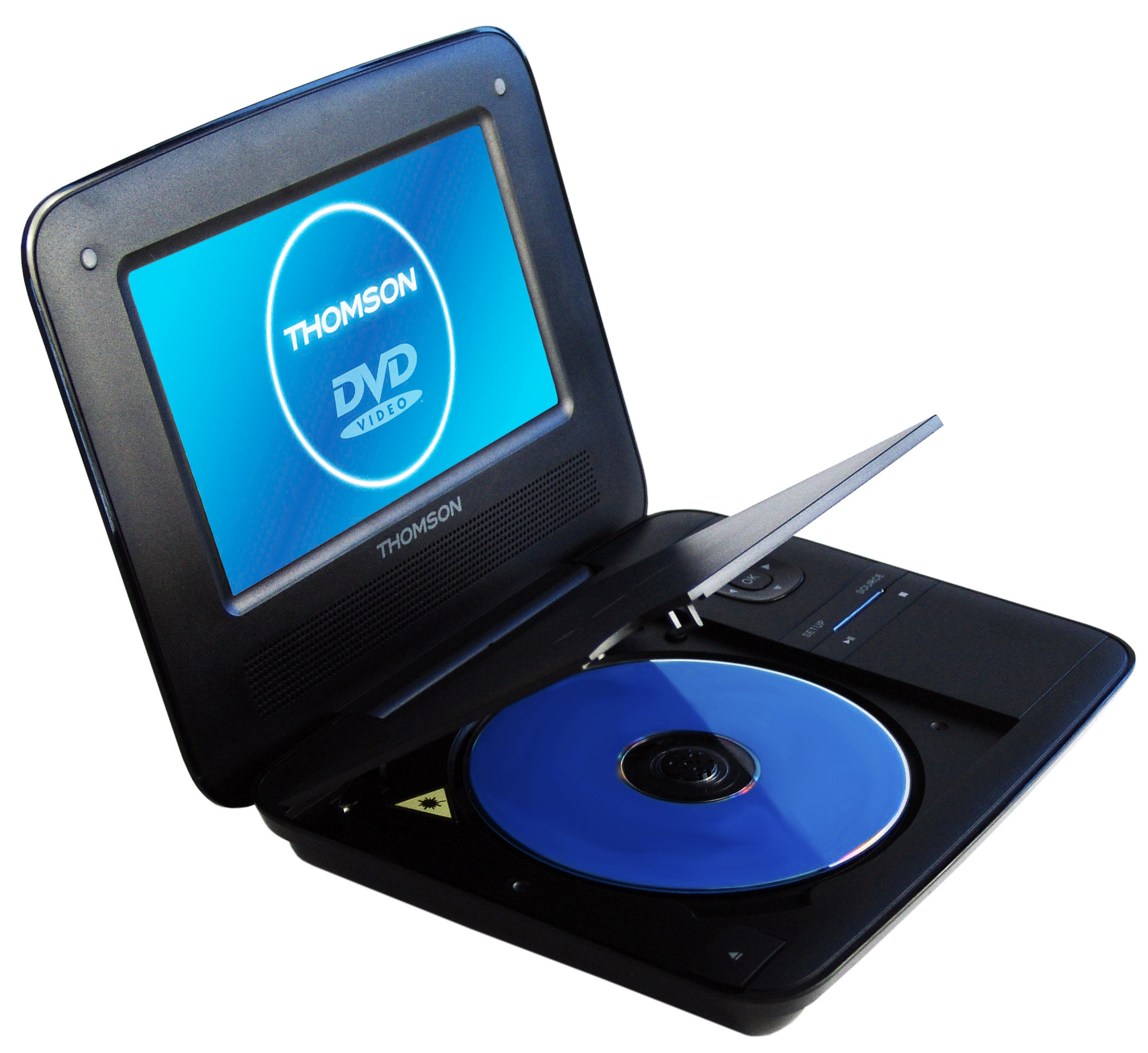 Thomson DP500 Tragbarer DVD-Player (17,8 cm (7 Zoll), LCD) schwarz