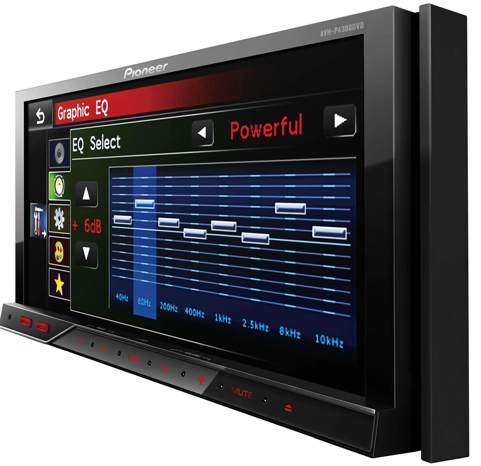 Pioneer AVH-P4300DVD 2-DIN Moniceiver ( 17,8 cm Display, AUX In, SD ...