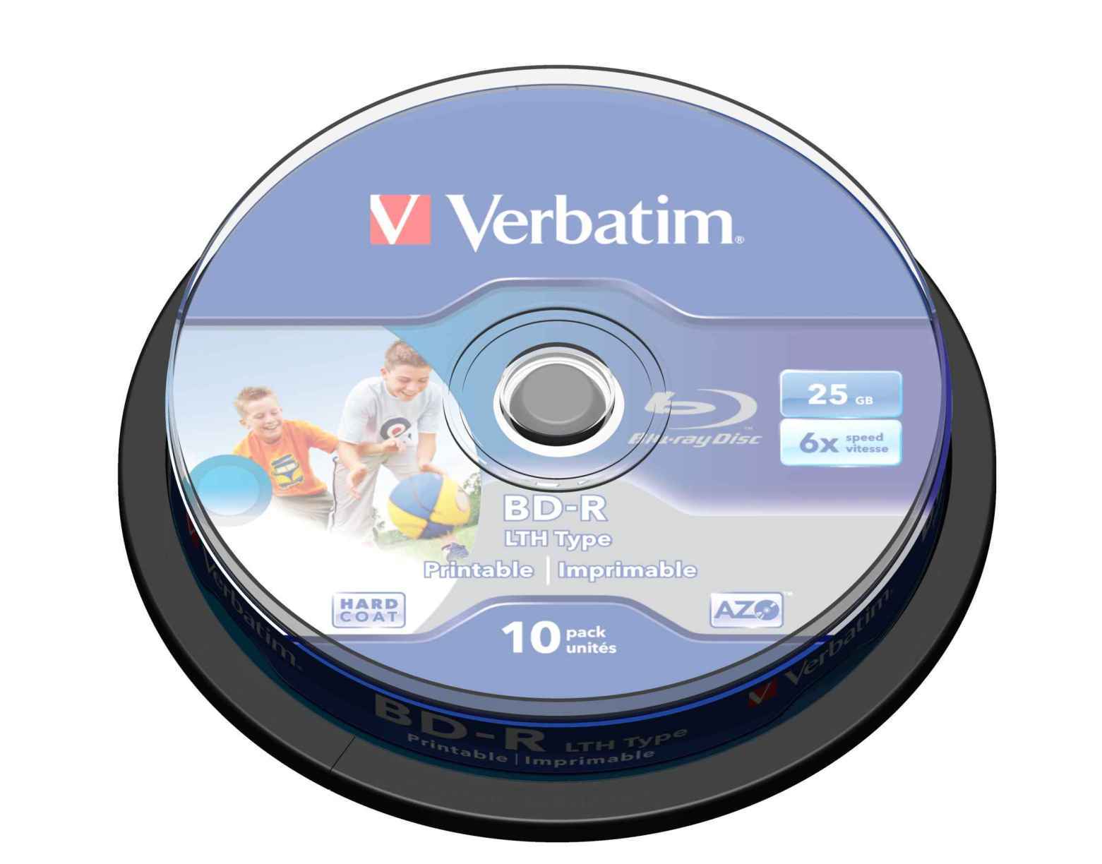Verbatim BD R LTH Blu Ray Blank Discs 25 GB 6x Speed Spindle Of 10 verbatim-bd-r-lth-blu-ray-blank-discs-25-gb-6x-speed-spindle-of-10
