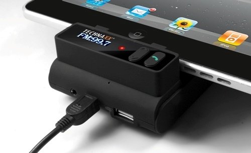 Trasmettitore FM Auto Con Jack 3.5mm E Batteria 300mAh – Chiamate In Vivavoce E Memoria Frequenza