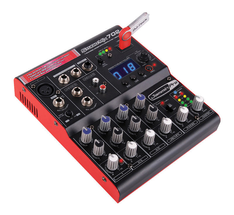 mixer best for podcasts Recording 702 Pack Studio Professional Including Pack Jammin Studio