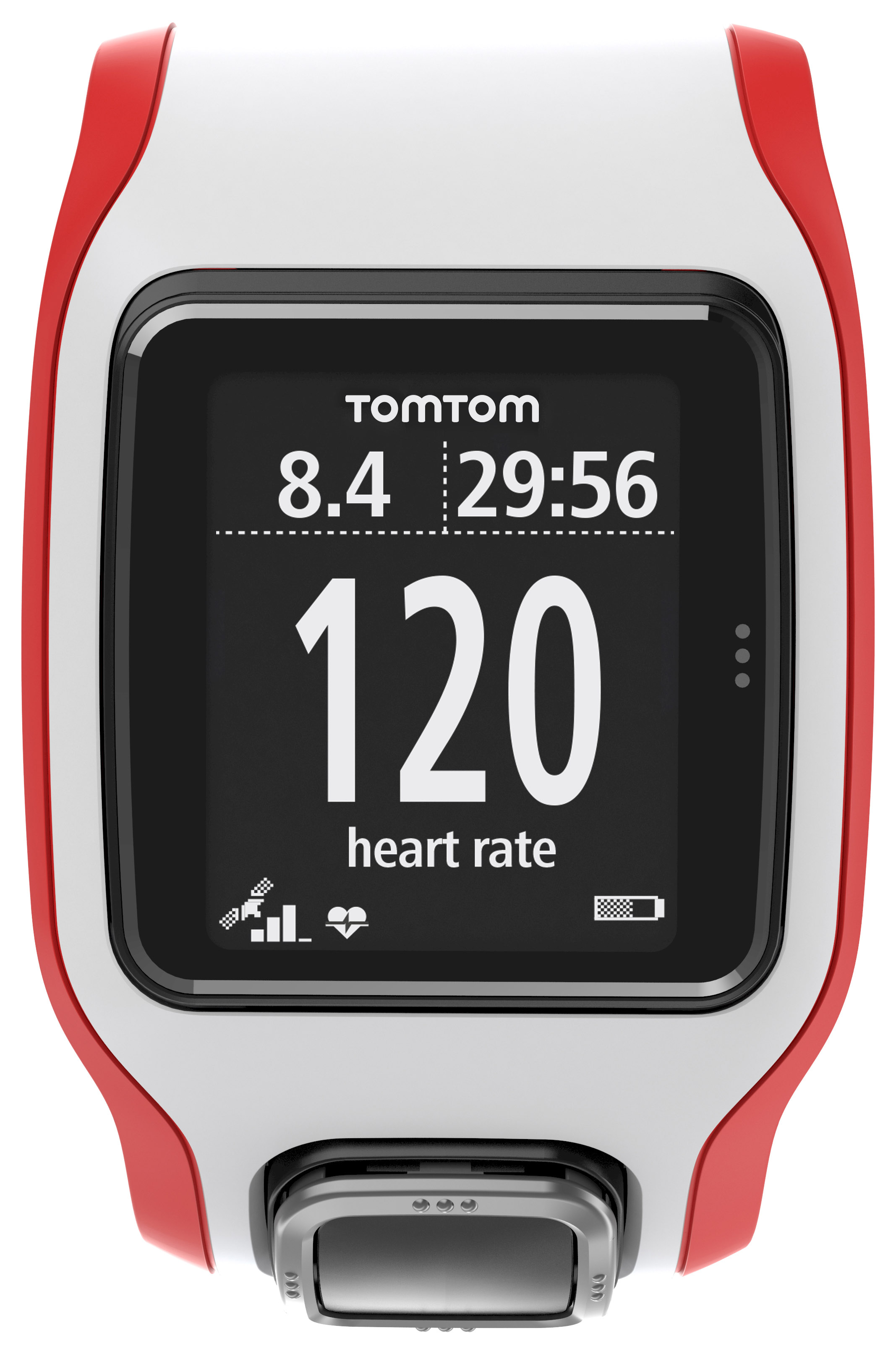 TomTom GPS Sportuhr Multisport Cardio, Red/Black, One size, 1RH0.001.01