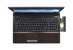 Notebook Ansicht von oben