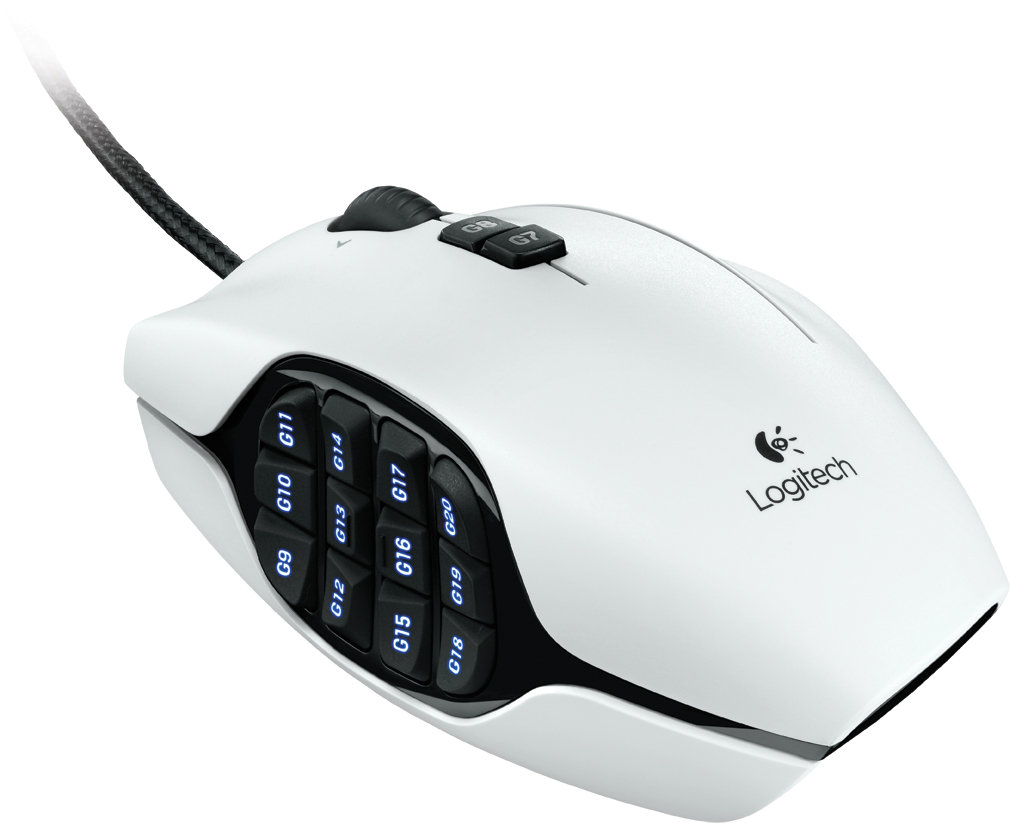 Logitech G600 MMO Gaming Mouse - White: Amazon.co.uk: Computers ...