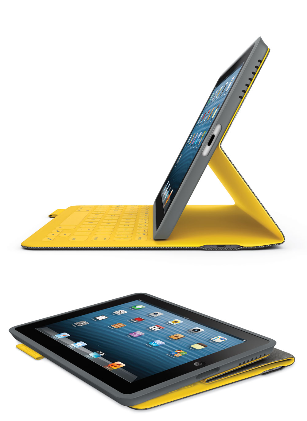 Logitech FabricSkin Keyboard Folio für Apple iPad 2/3/4 grau: Amazon.de ...