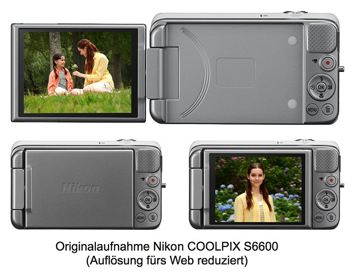 Nikon Coolpix S6600 Digitalkamera (16 Megapixel, 12fach opt. Zoom, 6,7