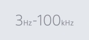 Wide frequency response for a full range of sound