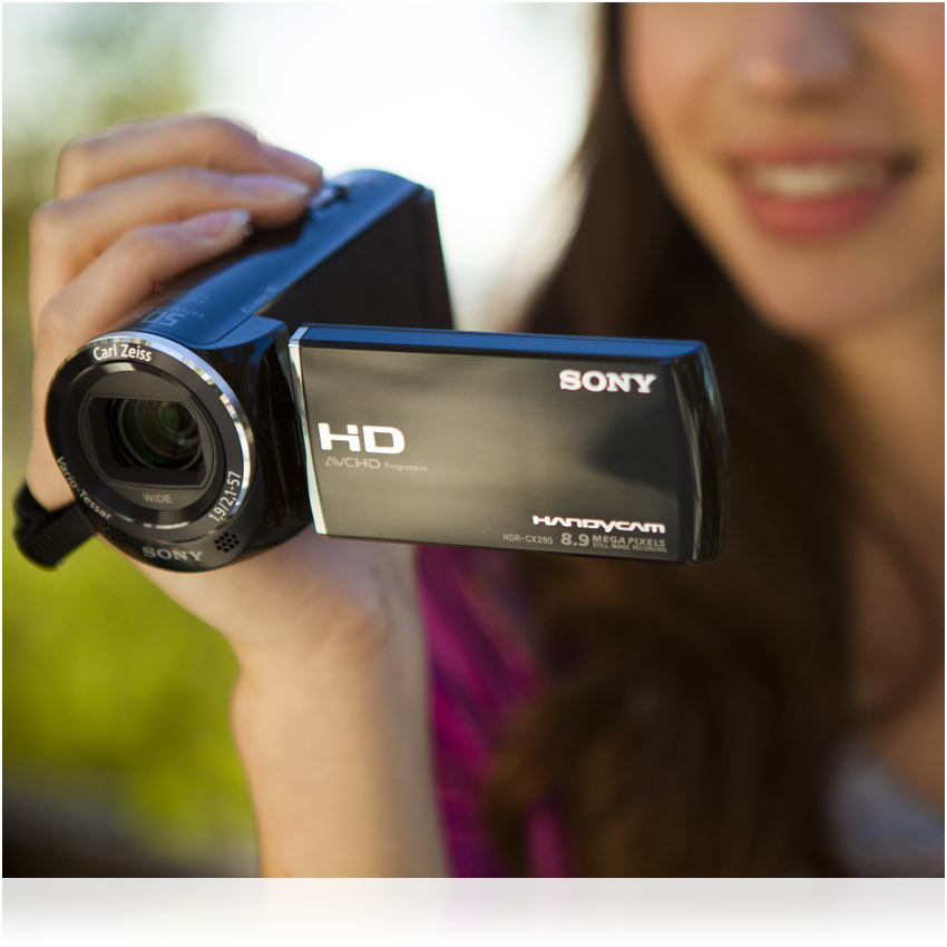 Sony HDR-CX280EB HD Flash Camcorder (1920 x 1080 Pixel, ZEISS Optik mit ...