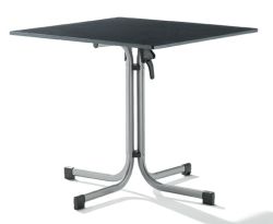 Amazon.de: Sieger 1330-50 Gastro-Tisch mit Puroplan-Platte 80 x 80 cm