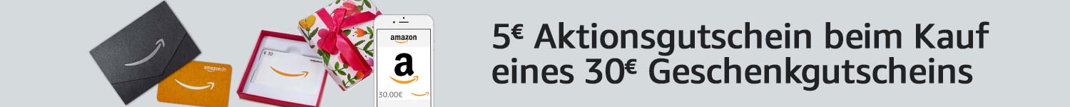 40⬠Amazon-Geschenkgutschein kaufen & 5⬠Aktionsgutschein geschenkt bekommen