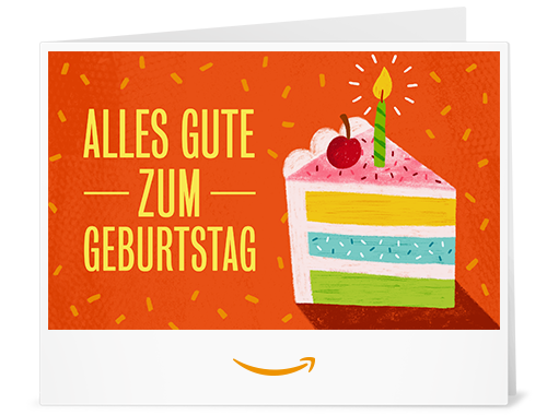 Amazon Gutschein Geburtstag 3, Wert wählbar, z. Drucken