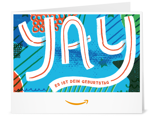 Amazon Gutschein Geburtstag 6, Wert wählbar, z. Drucken