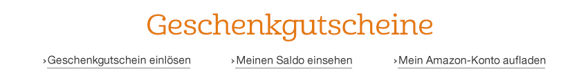 Amazon.de Geschenkgutscheine
