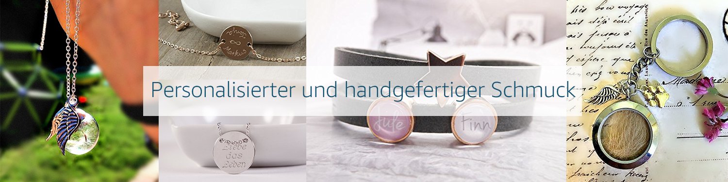 Personalisierter und handgefertiger Schmuck