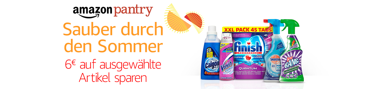 6 EUR Rabatt auf Finish, Calgon, Sagrotan und viele mehr