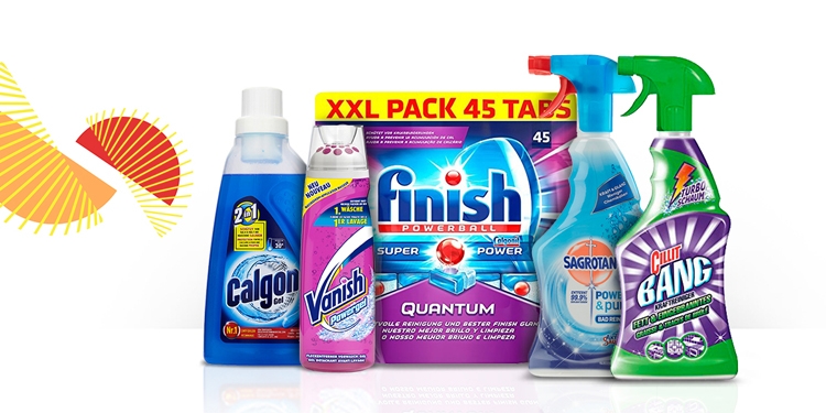 6€ Rabatt auf Produkte von Finish, Sagrotan, Vanish, Calgon und viele mehr