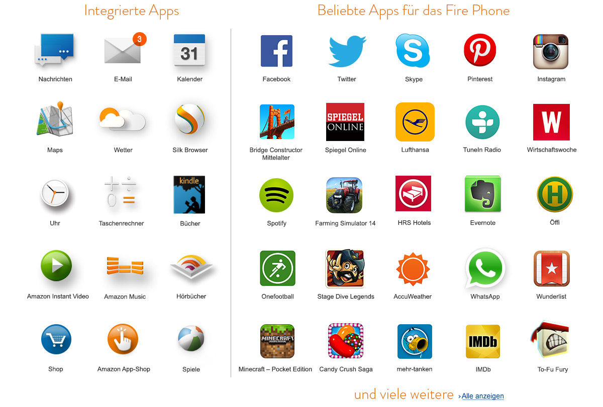 Fire Phone-Apps