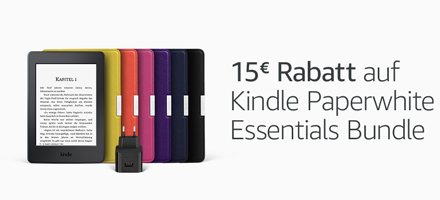 Kindle Paperwhite Essentials Bundle - 10€ Rabatt