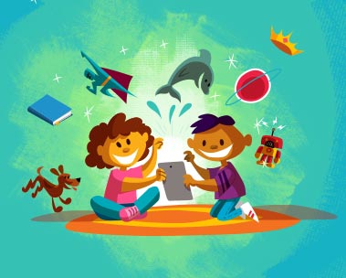 Videos, Lern-Apps, Spiele und Bücher für Kinder