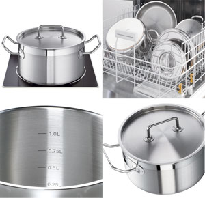 Schulte-Ufer Set 450 Topf-Set Mega-Set Profi-Line i, 5tlg