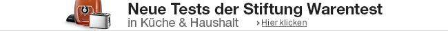 Stiftung Warentest in Küche und Haushalt