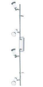 EGLO ERIDAN Wandleuchte, Stahl, 5 W, chrom, weiss glänzend : Amazon.de