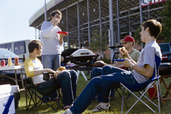 Spaß auch nach der Party mit dem Weber Grassgrill