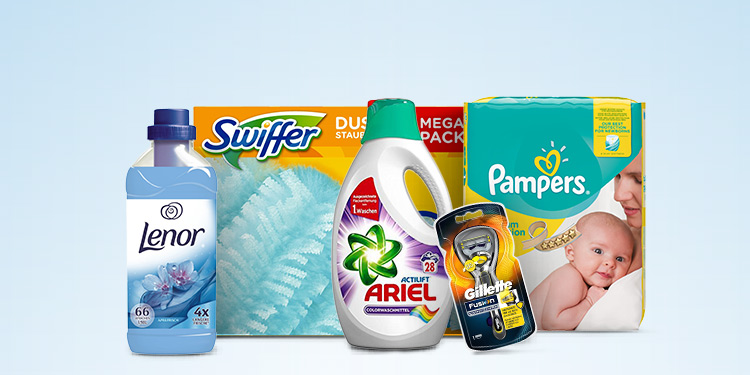 Rabattaktion auf Pampers, Swiffer, Lenor u.v.m.