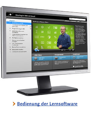 Bedienung der Lernsoftware