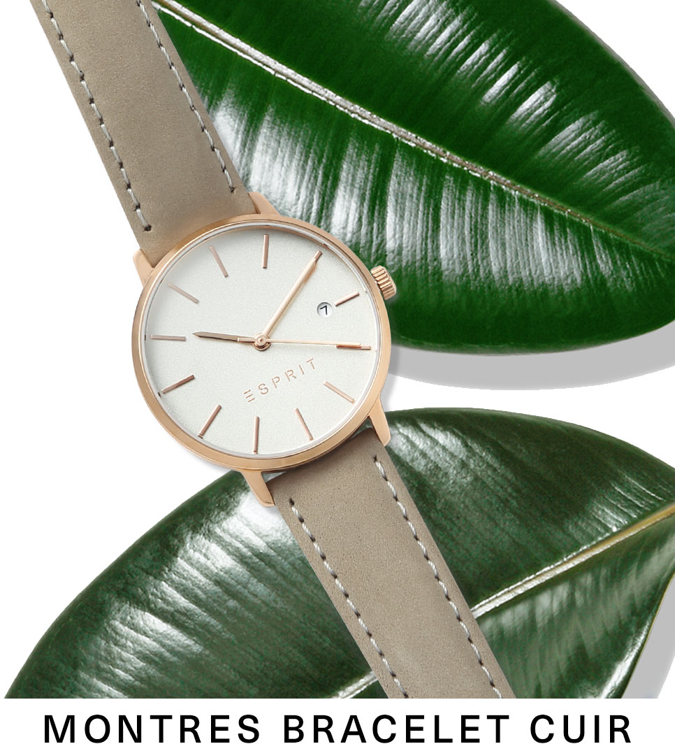 Montres bracelet cuir