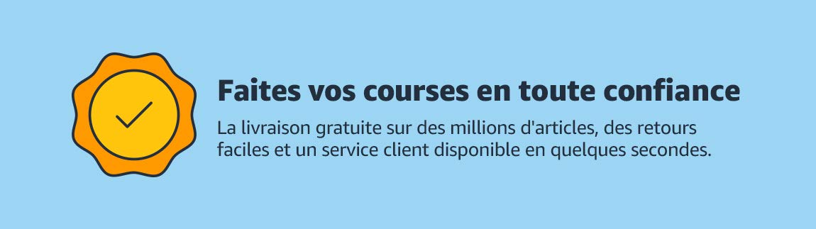 Faites vos courses en toute confiance