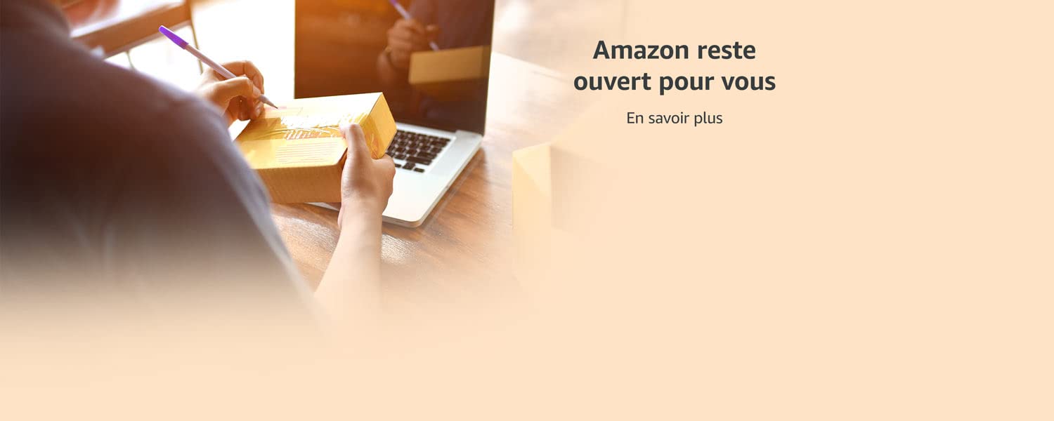 Amazon reste ouvert pour vous