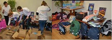 Distribution de livres et de jouets de Vacances au profit du Secours Populaire