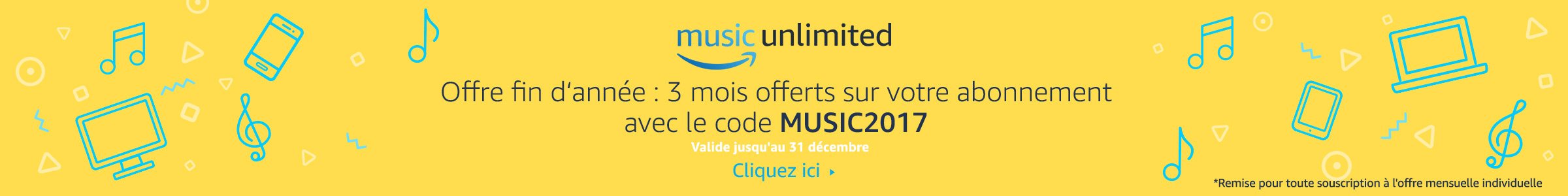 -20€ offerts Amazon Music Unlimited