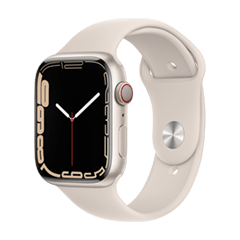 2021 Apple Watch SE GPS + Cellular, Boîtier en aluminium argent de 44 mm,  Bracelet Sport bleu abysse - Regular : Amazon.fr: High-Tech