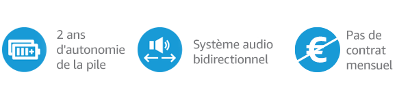 2 ans d'autonomie des piles
