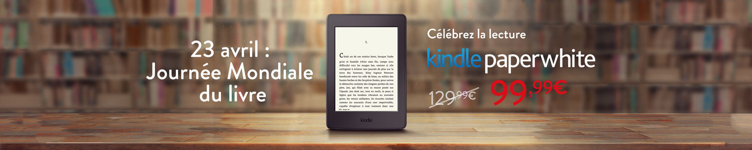 30 euros de r&eacute;duction sur Kindle Paperwhite
