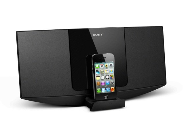 for tv to adapter iphone W iPod/ MP3 V10iPR Chaîne Sony d'accueil Amazon 10 pour USB Rouge: CMT avec Micro station iPhone