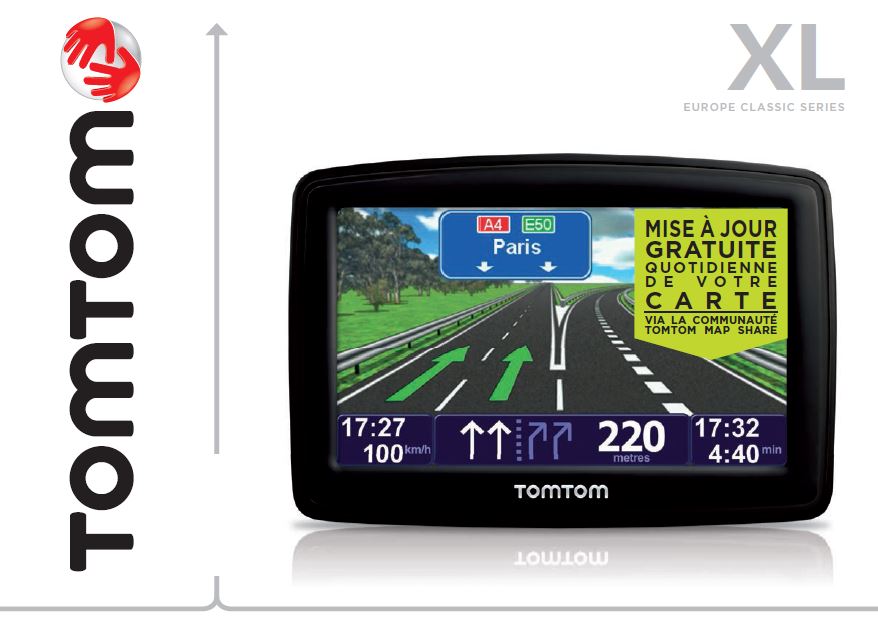 TomTom XL Classic Europe 23 Avec Zones De Danger - GPS Navigation Europe