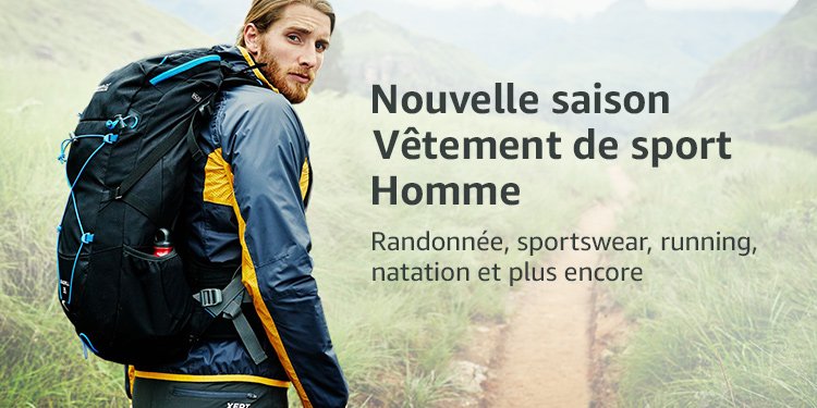 vêtements de sport homme