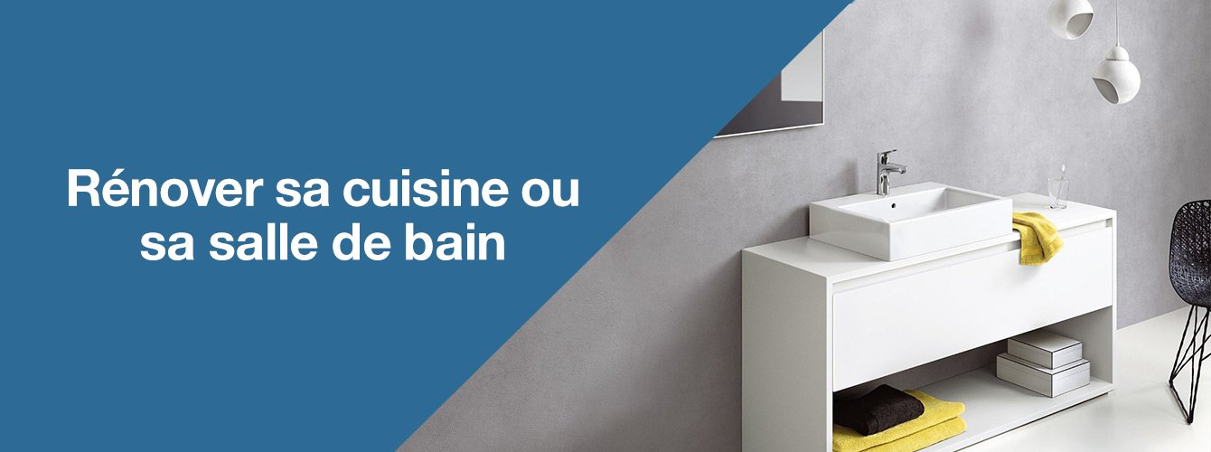 Rénover sa cuisine ou sa salle de bains