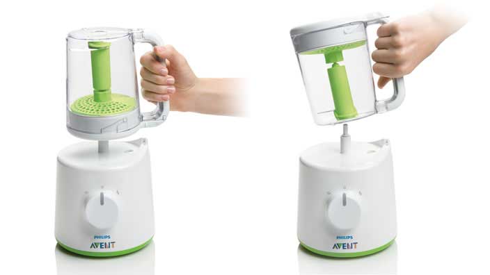 Philips AVENT Robot Maxisaveurs cuiseur vapeur / mixeur