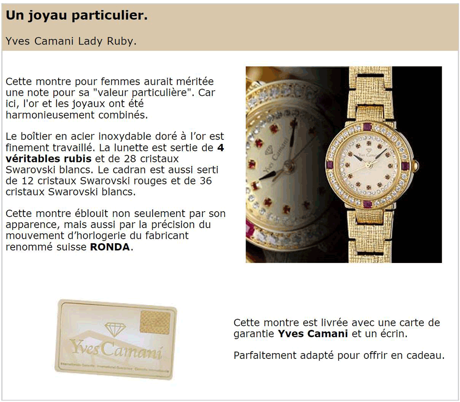 Déscription détaillée