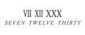 SEVEN TWELVE THIRTY
