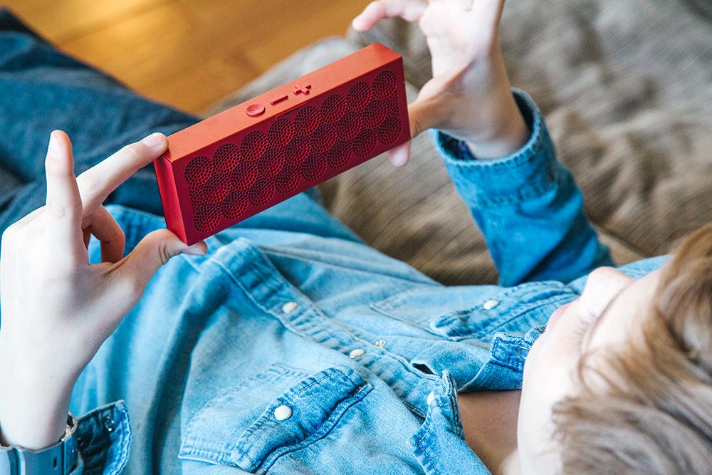 Mini Jambox by Jawbone Altoparlante Bluetooth portatile, Red Dot ...