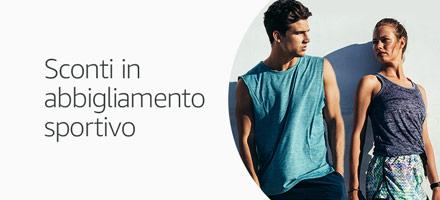 Sconti estivi in abbigliamento sportivo