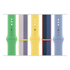 Apple Watch Series 7 (GPS) Cassa 41 mm in alluminio color galassia con  Cinturino Sport color galassia - Regular : Amazon.it
