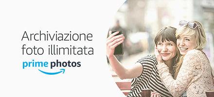 Prime Foto: spazio di archiviazione foto gratuito e illimitato