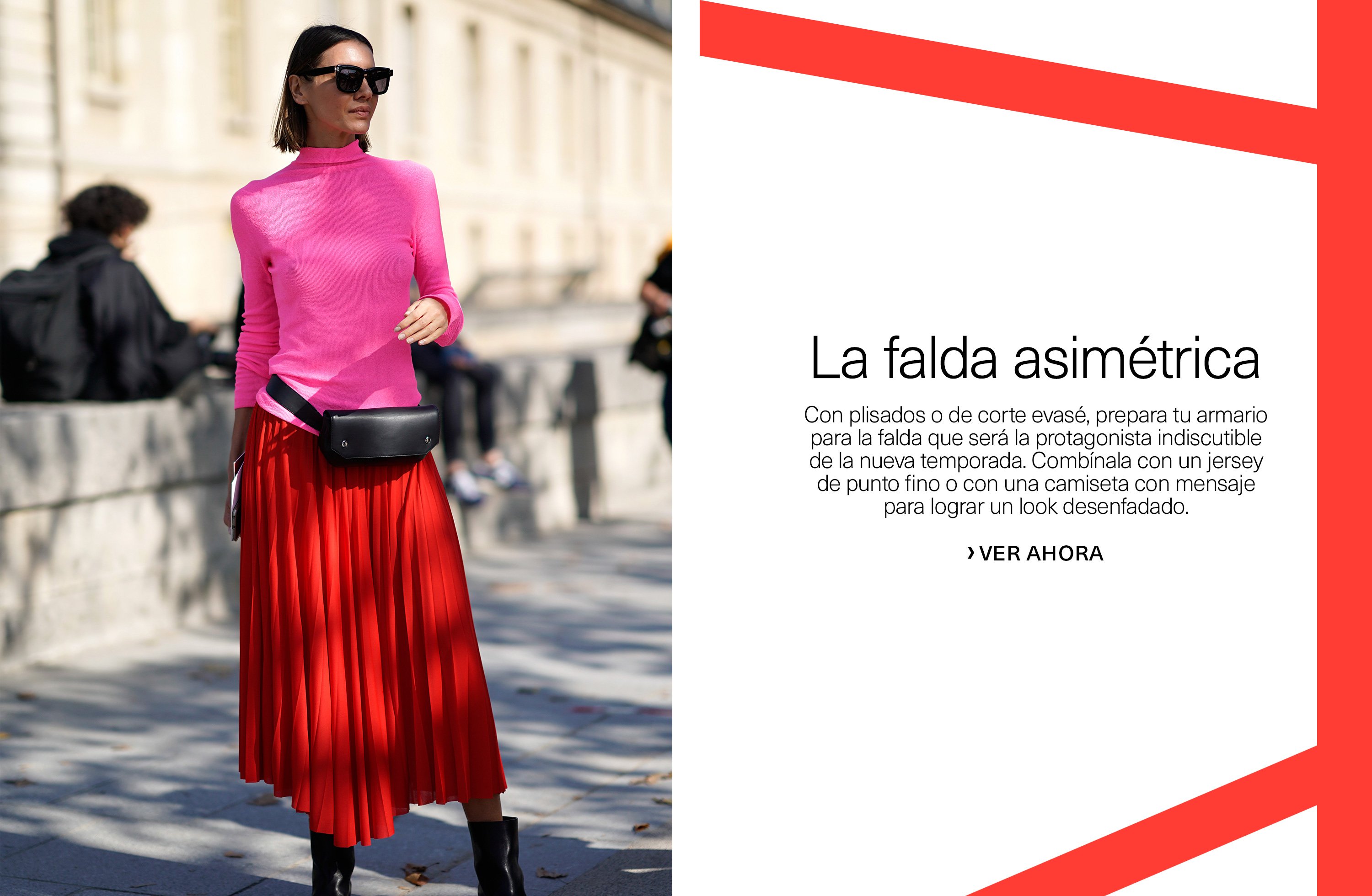 La gonna asimmetrica